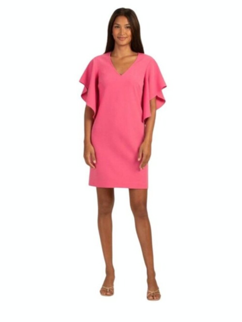 Trina Turk 'Moore' Cascading Sleeve Cocktail Dress
